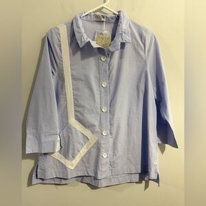 Terra Top T4499-Sky Blue Womens Size S - NWT